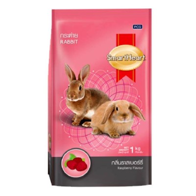 Smartheart Rabbit Food Raspberry Flavour 1kg